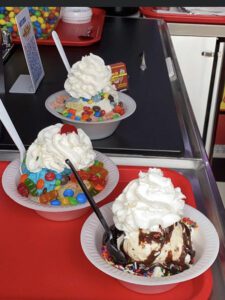 Beautiful Ice Cream Sundaes